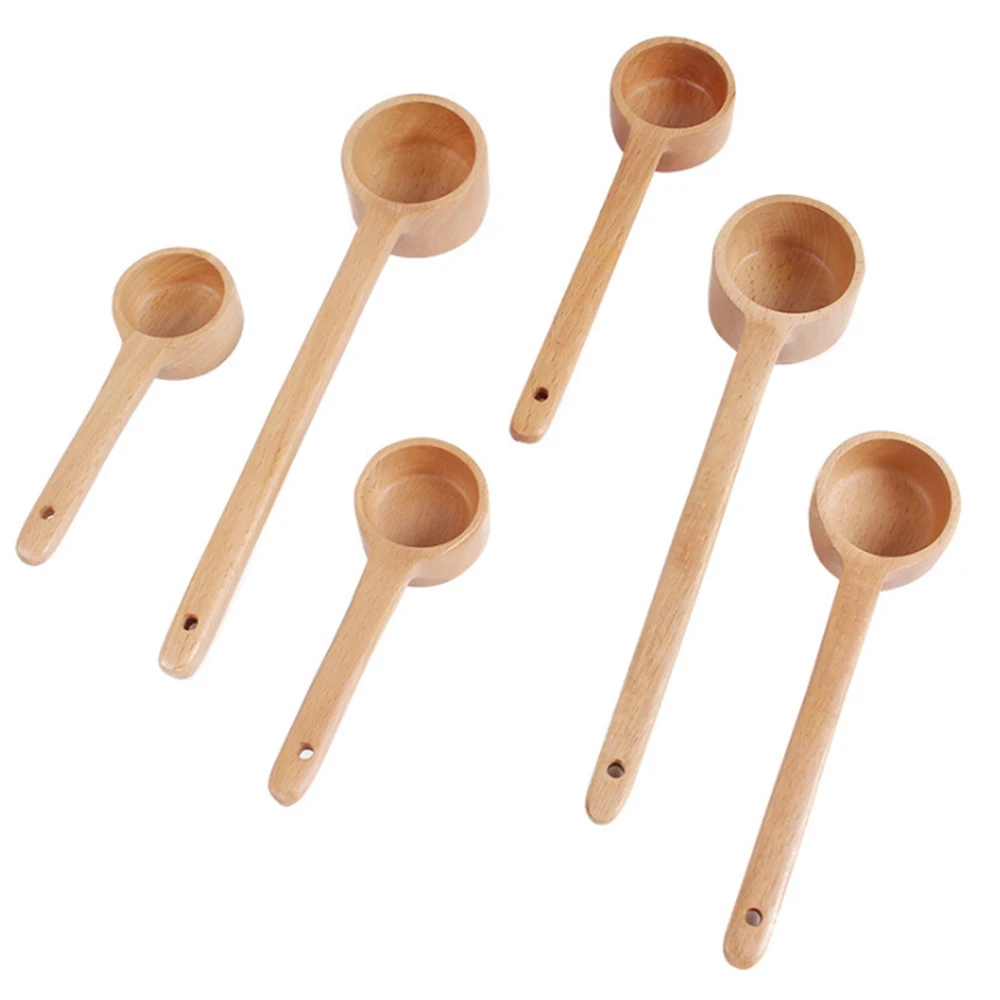 Кофейная деревянная искусственная кофейная ложка для приготовления еды чайная 1