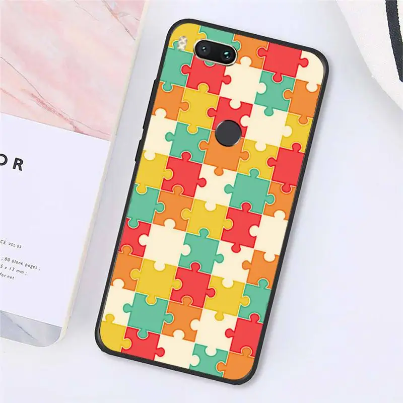 

Puzzle play toy pattern Phone Case For Xiaomi Redmi note 7 8 9 t max3 s 10 pro lite cover funda coque shell