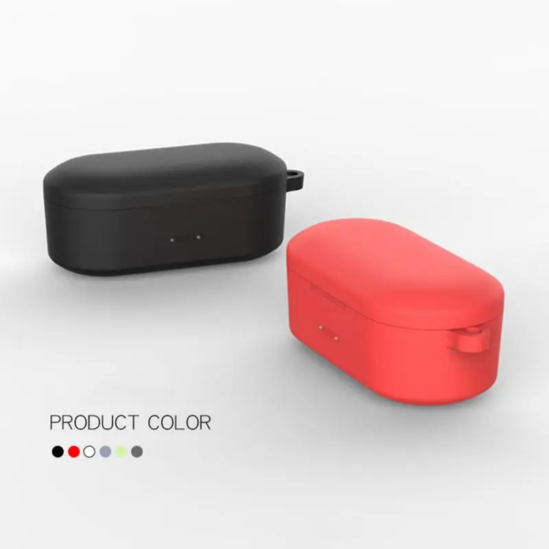 Силиконовый защитный чехол для наушников QCY T1S/QS2 Беспроводная Bluetooth гарнитура с
