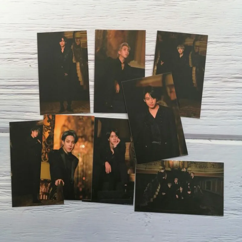 

Wholesale Kpop Bangtan Boys Black Swan Collection Postercard Photo Card Postcard New Album Lomo Card Photo Print Cards