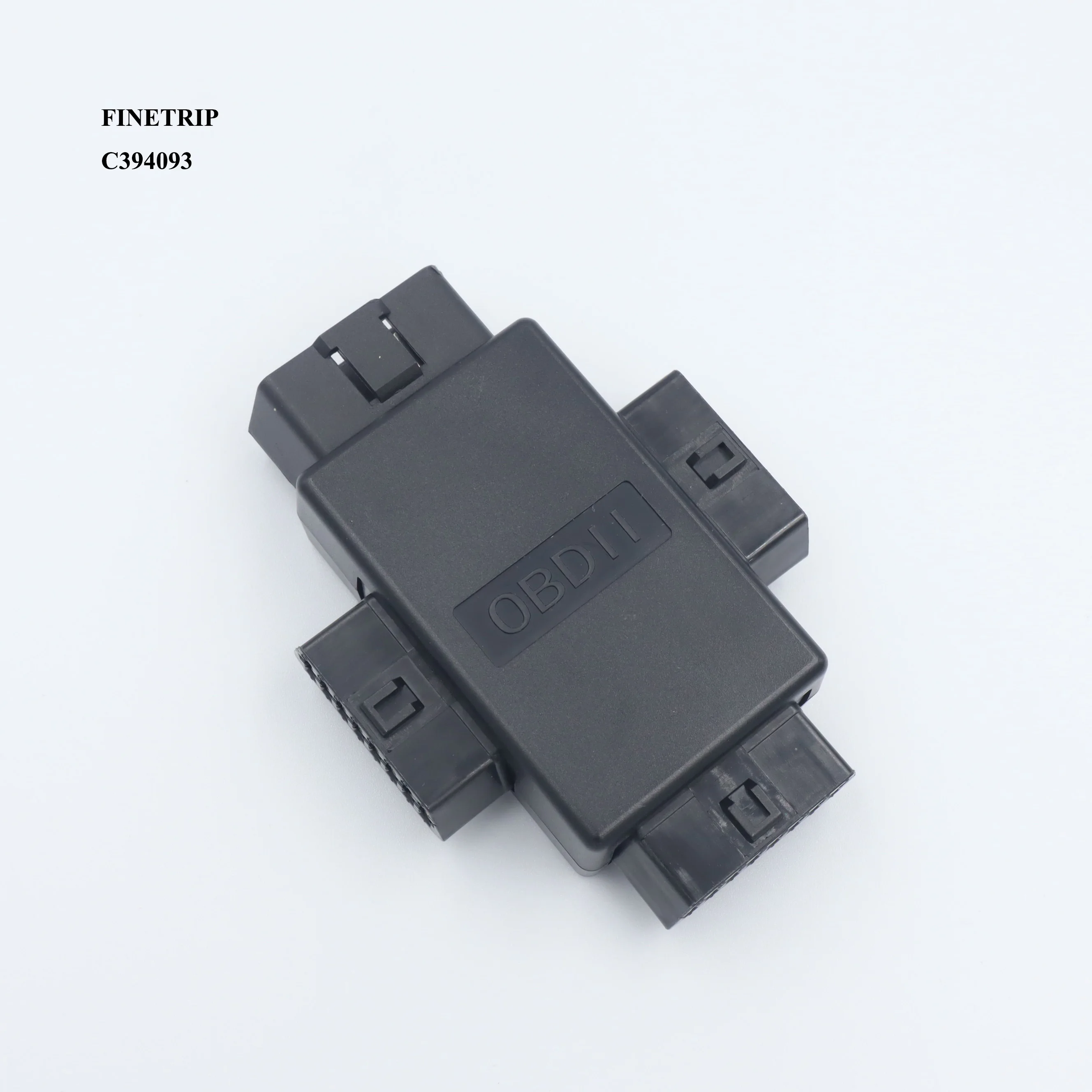 16 контактный автомобильный разъем OBD2 FINETRIP штекер на 3 гнезда ELM327