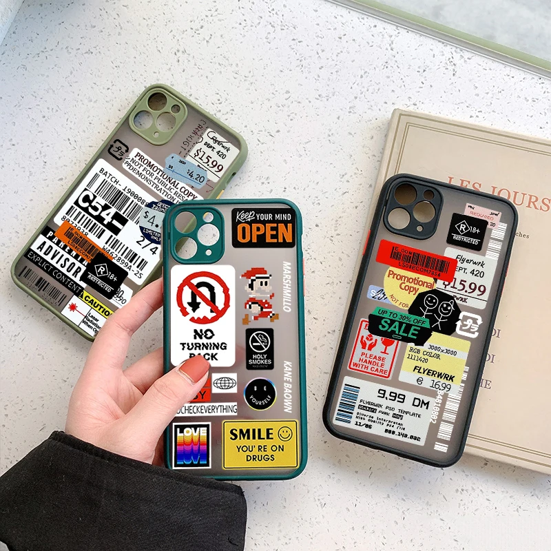 Чехол JAMULAR в стиле ретро для iPhone 11 Pro 12 XS MAX 7 XR X SE 20 8 6 Plus жесткий прозрачный матовый