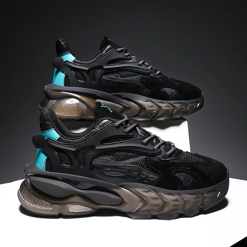 

2021 new fashion dad shoes tide men thick bottoms increase outdoor casual sports shoes youth sports and leisure running shoes