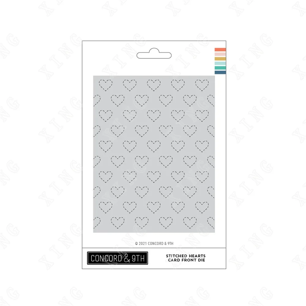 

2022 New Arrival Stitched Hearts Metal Cutting Dies Diy Crafts Accessories Scrapbooking Greeting Card Decoration Embossing Molds