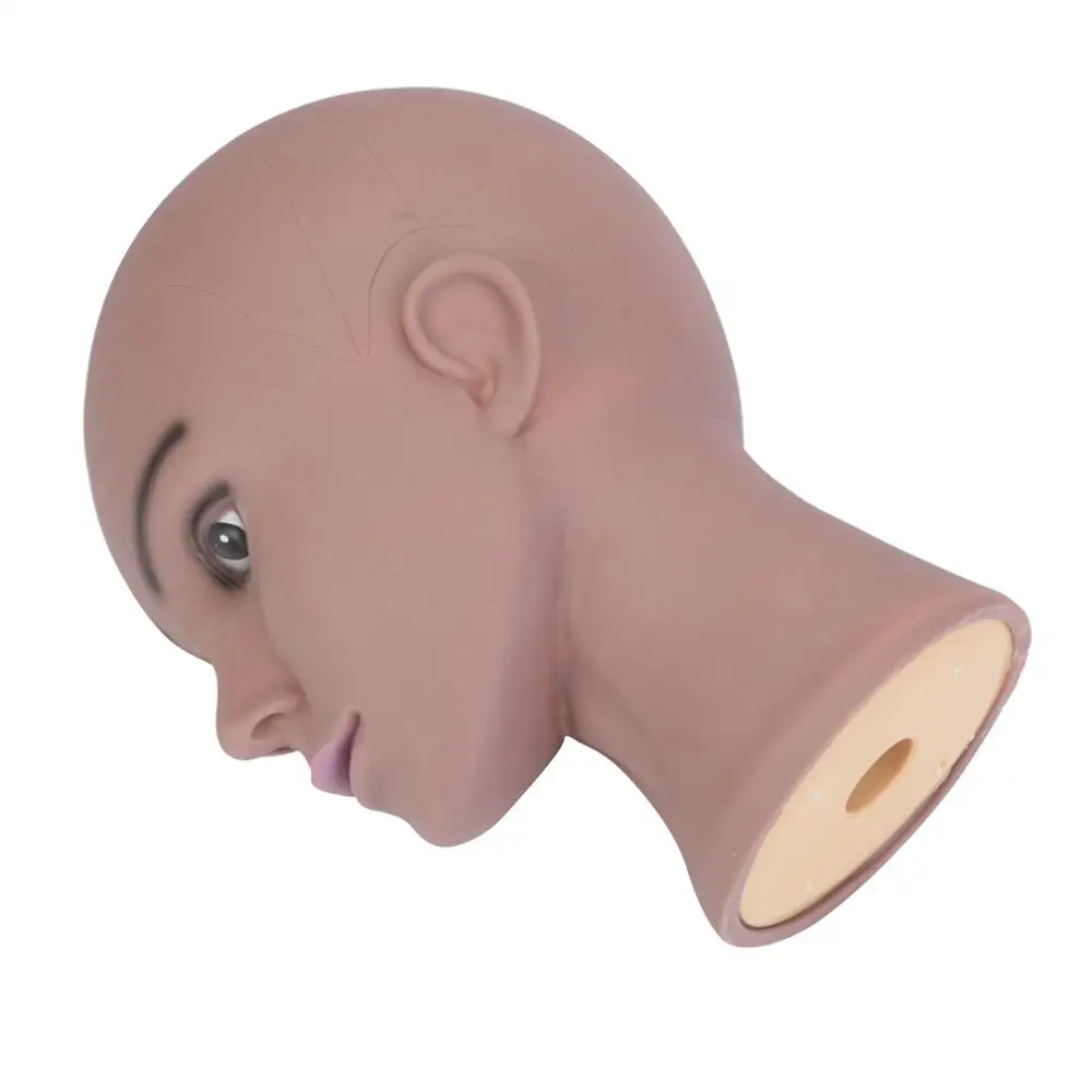 20 ''афро лысый манекен головной парик делая стиль отображения Парикмахерская