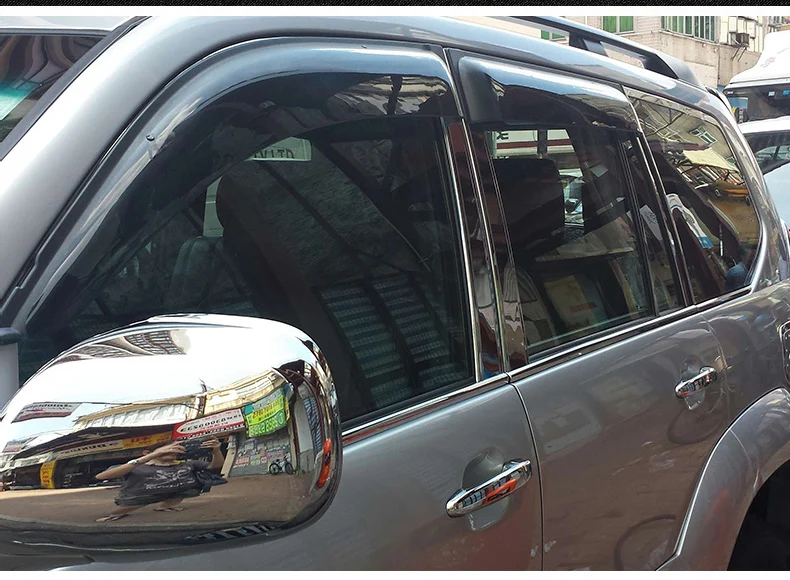 

car window decoration trims for toyota land curiser prado 2003 2004 2005 2006 2007 2008 2009 J120