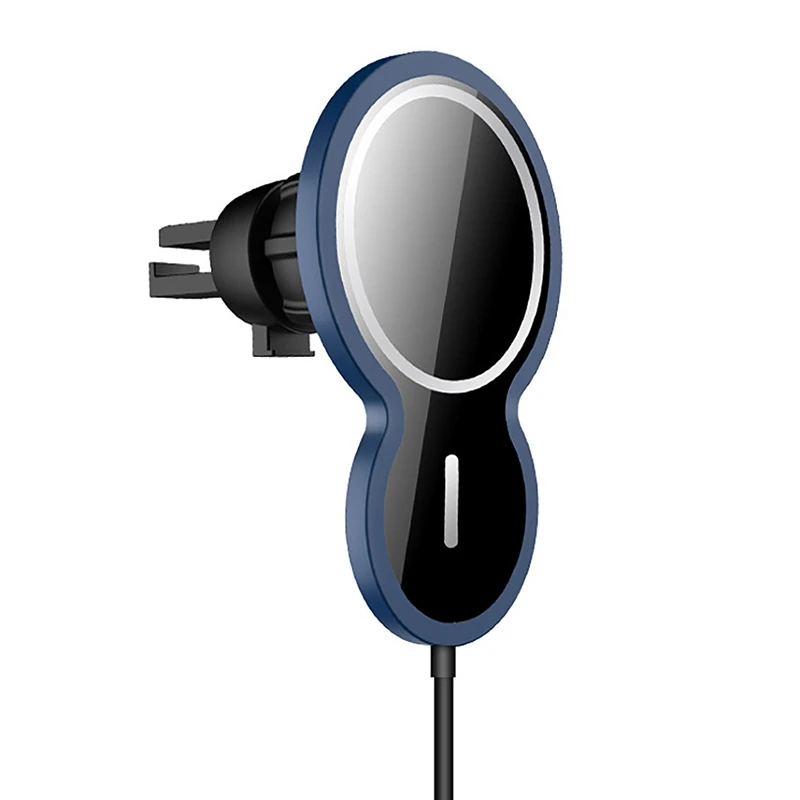 

15W Magnetic Wireless Charging Mobile Phone Wireless Charger Car Stand Holder for iPhone 12 Pro Max Mini
