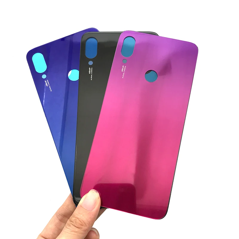 Задняя стеклянная панель батарейного отсека для Xiaomi Redmi Note 7 задняя крышка