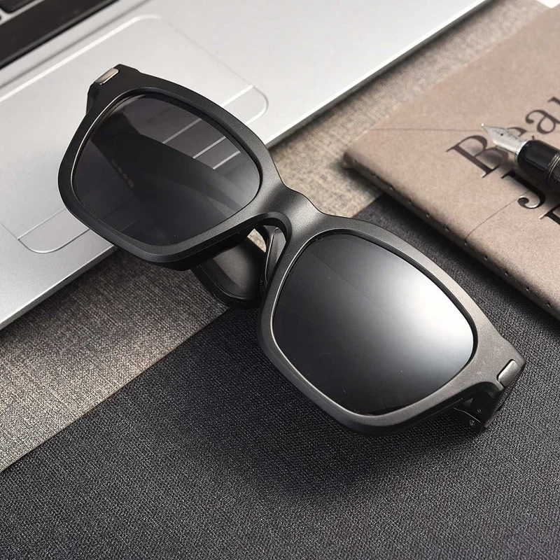 저렴한 스마트 블루투스 무선 골전도 이어폰 편광 선글라스, 방수 스포츠 안티 블루 안경