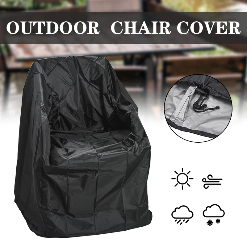 6 Size Black Outdoor Waterproof Cover Garden Furniture Rain Chair Sofa Protection Dustproof Woven Polyester Convenien | Дом и сад