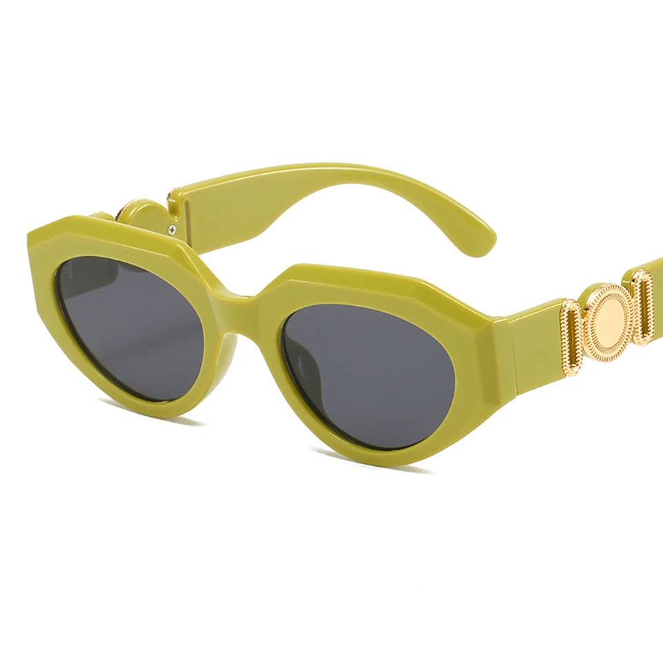 

Bohosco Fashion Vintage Cat Eye Sunglasses Classic Traveling Women Outdoor Small Rectangle Shades Sun Glasses Goggle Eyewear