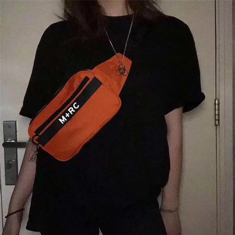 M + RC поясная сумка в стиле хип хоп Повседневная для мальчиков и девочек через
