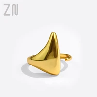 zn europe and america ins style simple design finger ring trendy geometric creative opening rings fashion jewelry couple gifts