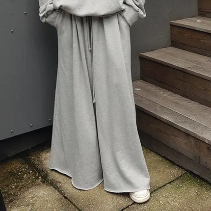 

Plus Size Elastic Wide Leg Pants For Women Dancing Wear Clothing Casual Loose Long Trouser