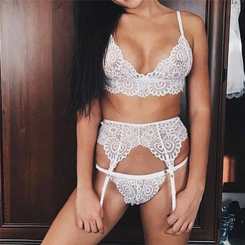 2020 New Hot Lingerie Sexy Erotic Garter Belt Panties Set Costumes High Waist G-String Porno Sex Underwear | Тематическая одежда и