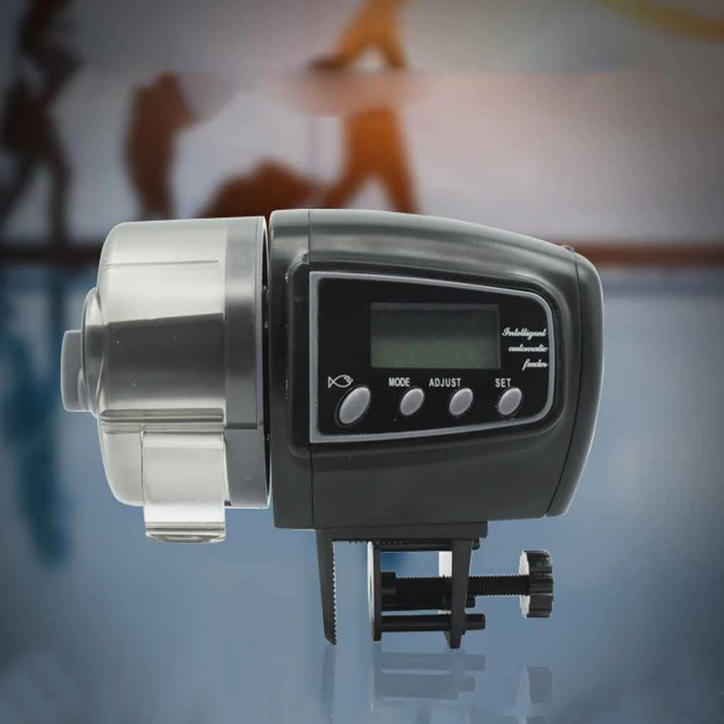 Автоматическая кормушка для аквариума настенный дозатор с ЖК экраном аксессуары