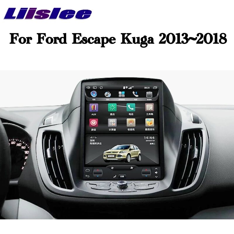 Для Ford Escape Kuga для Focus 2013 ~ 2018 NAVI 2G RAM LiisLee Автомобильный мультимедийный GPS WIFI Аудио