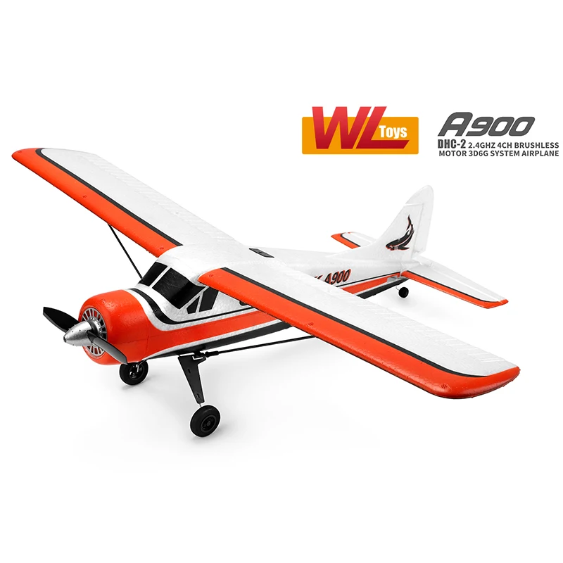 Wltoys XK DHC 2 A900 RC Airplanes Upgrade A600 Plane RTF 4G Brushless Motor 3D/6G совместимая FUTABA|Радиоуправляемые