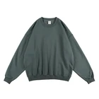 Толстовка флисовая с круглым вырезом для мужчин и женщин, Повседневная Свободная кофта оверсайз в японском ретро стиле, уличная одежда, худи для пар, 18 цветов