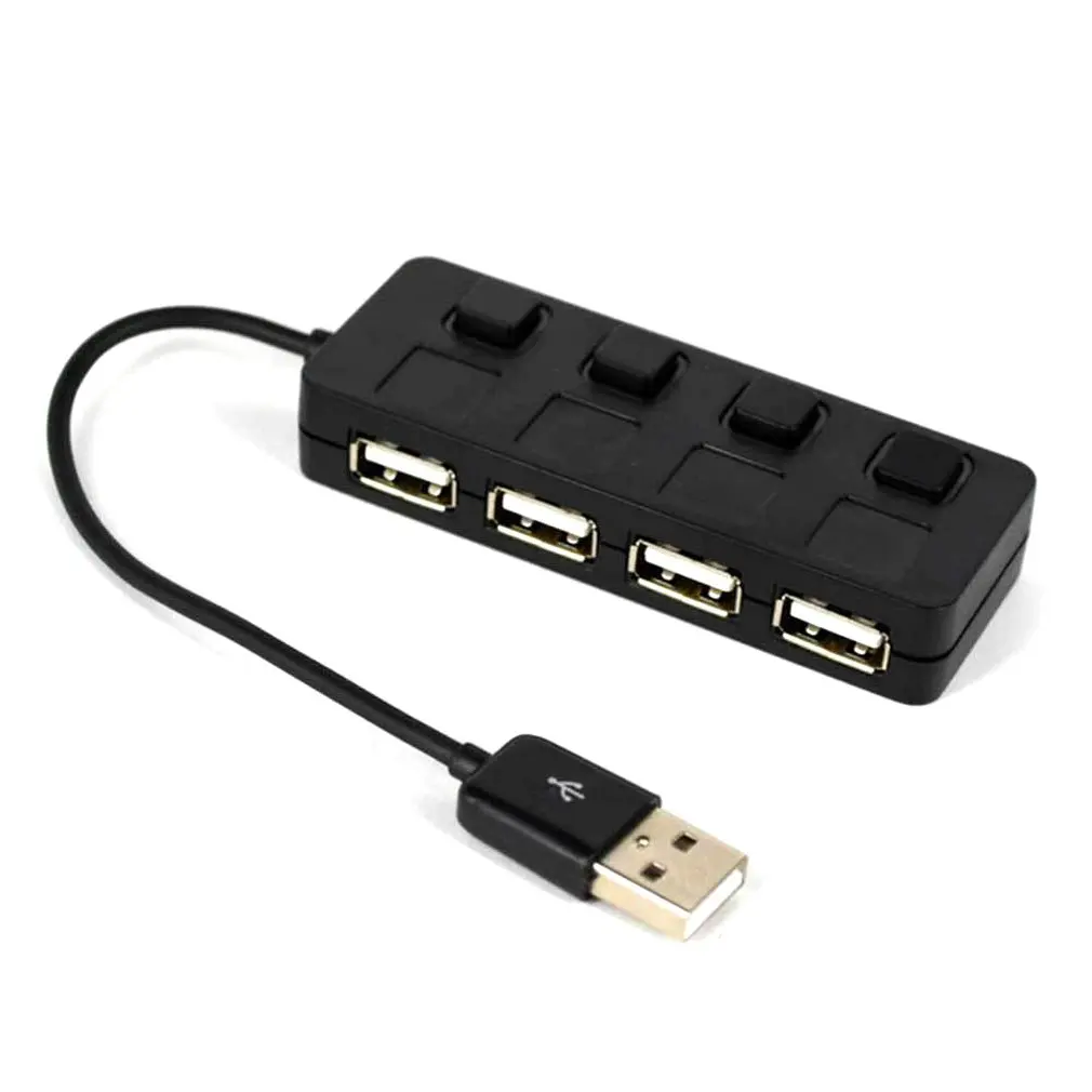 Классический USB 2 0 компьютер сплиттер с металлической кнопкой независимый