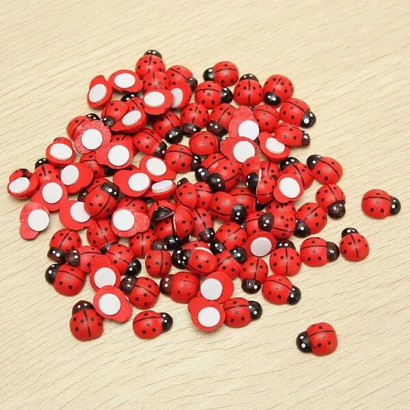 10/20/50/100 pcs/pack Fashion Landscape Mini Ladybug Sponge Self-adhesive Sticker Christmas Decor Fridge Magnets Succulent | Дом и сад