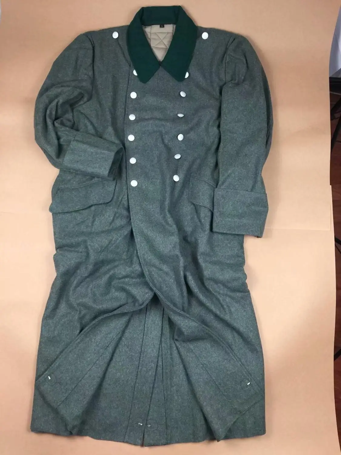 Немецкая армия Второй мировой войны WH M36 полевое серое шерстяное пальто военная