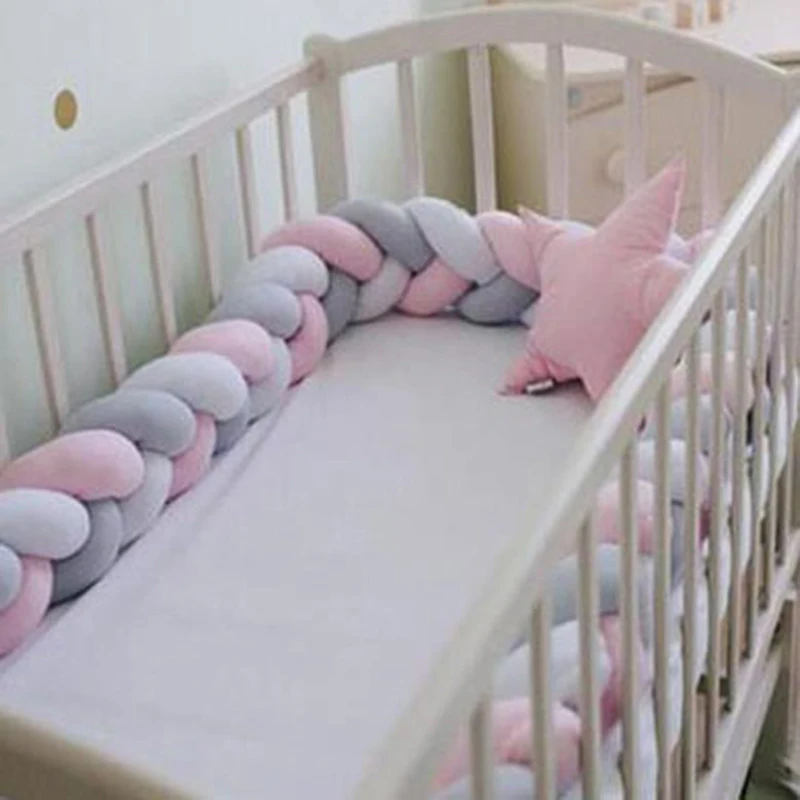 

3.5M Length of baby nests Head guard Knot cushion Bed Baby cot