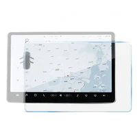 15in car screen tempered glass protector film anti scratch for tesla model 3 y 2021 navigator display hd blu ray matte film