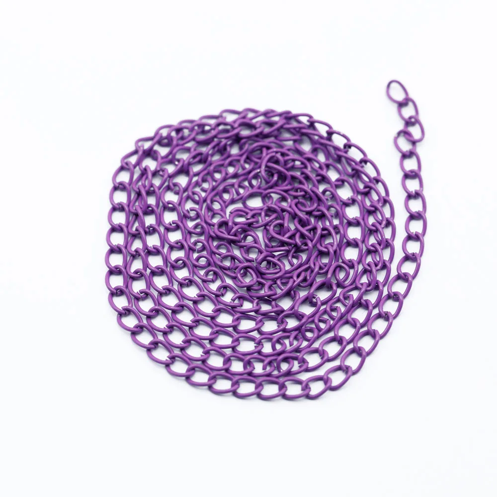 Металлические цепи 2 м/лот разноцветная Соединительная цепочка комбинированная