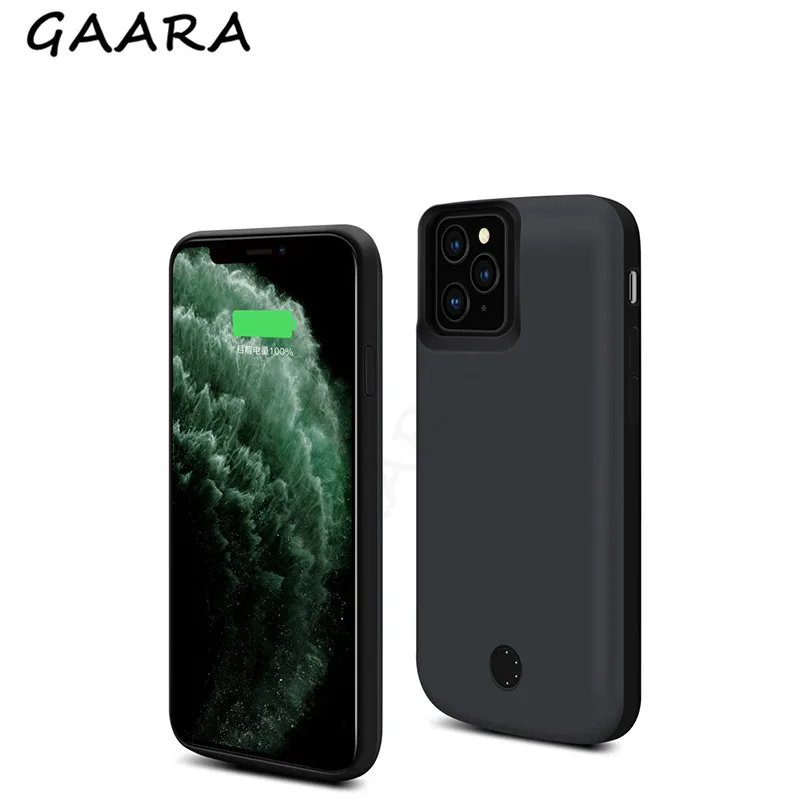 5800 мач 6000 мАч чехол для зарядного устройства iPhone 11 Pro Max из ТПУ Внешний Аккумулятор