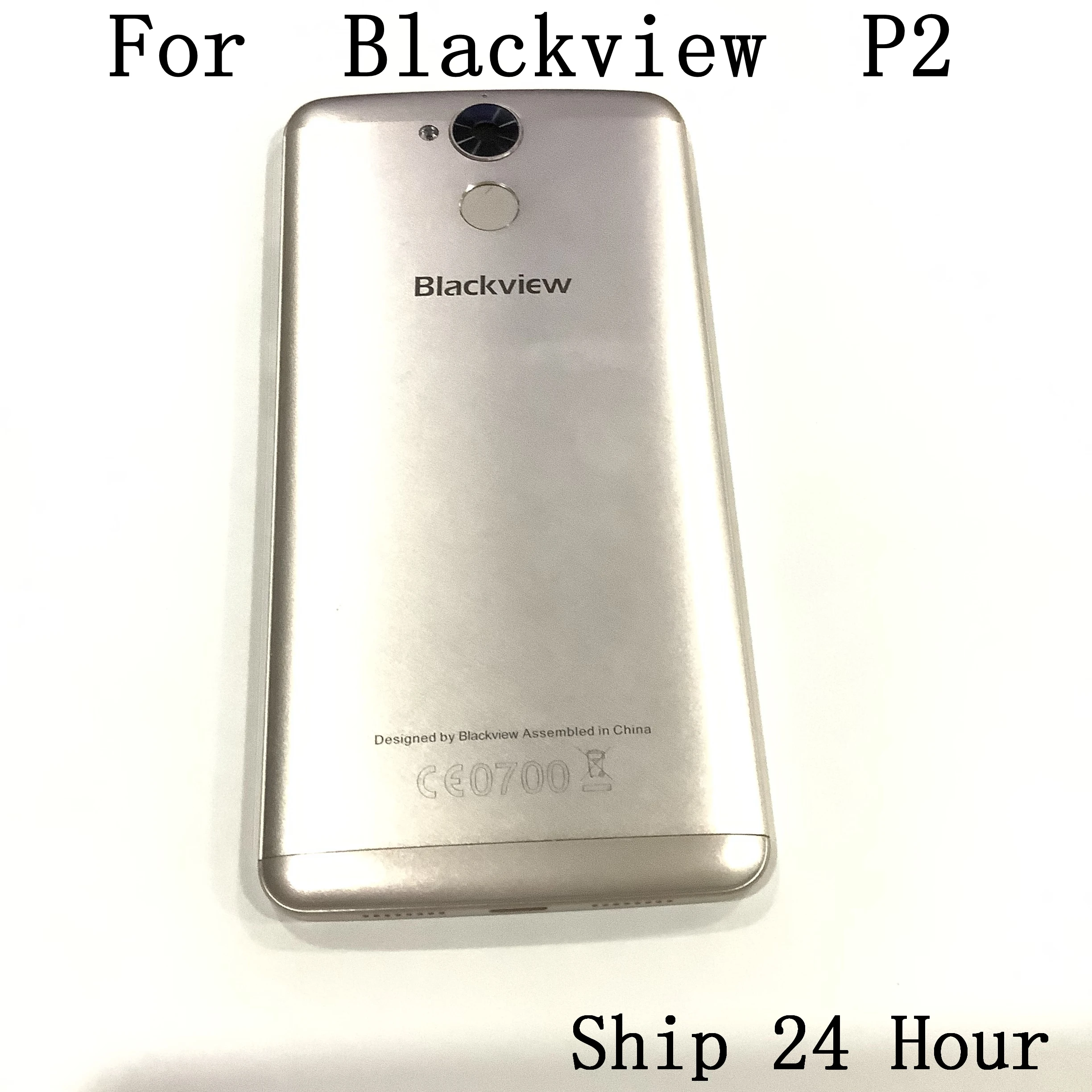 Оригинальный б/у защитный чехол для аккумулятора Blackview P2 металлический +
