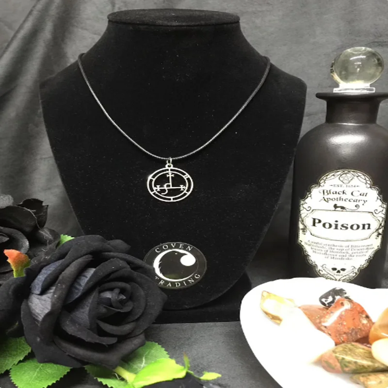 Подвеска Sigil of Lilith из нержавеющей стали демонолатный демонический демон