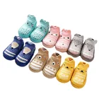 Носки детские с резиновой подошвой, мягкие Нескользящие, на возраст 0-3 года