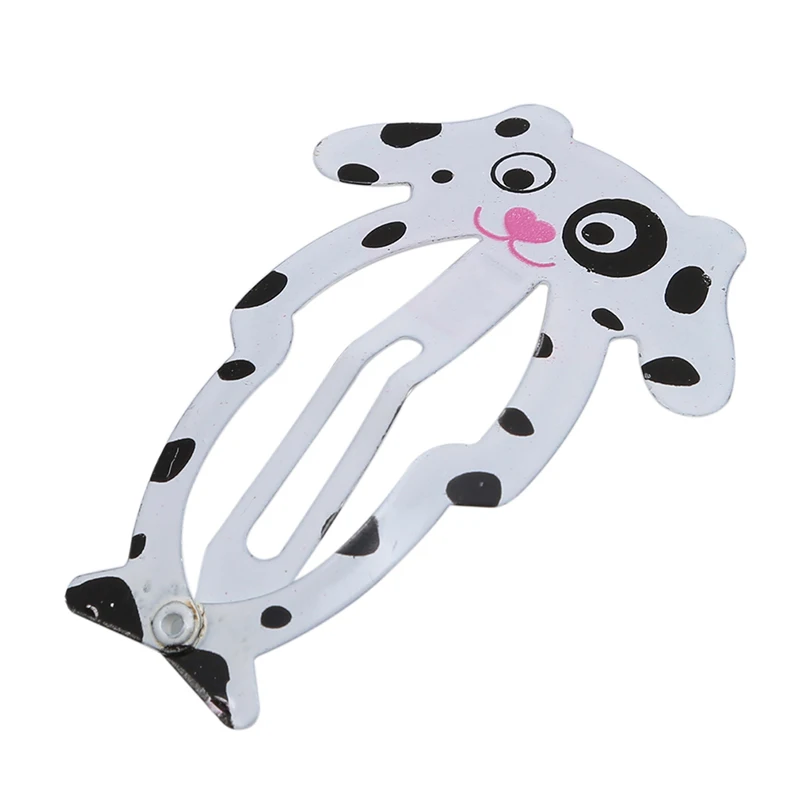 

6 PCS Baby BB Clips New Cute Cartoon Metal Printing Colour Animal Girls Hairpins Hair Clip Kids Headwear Accessories