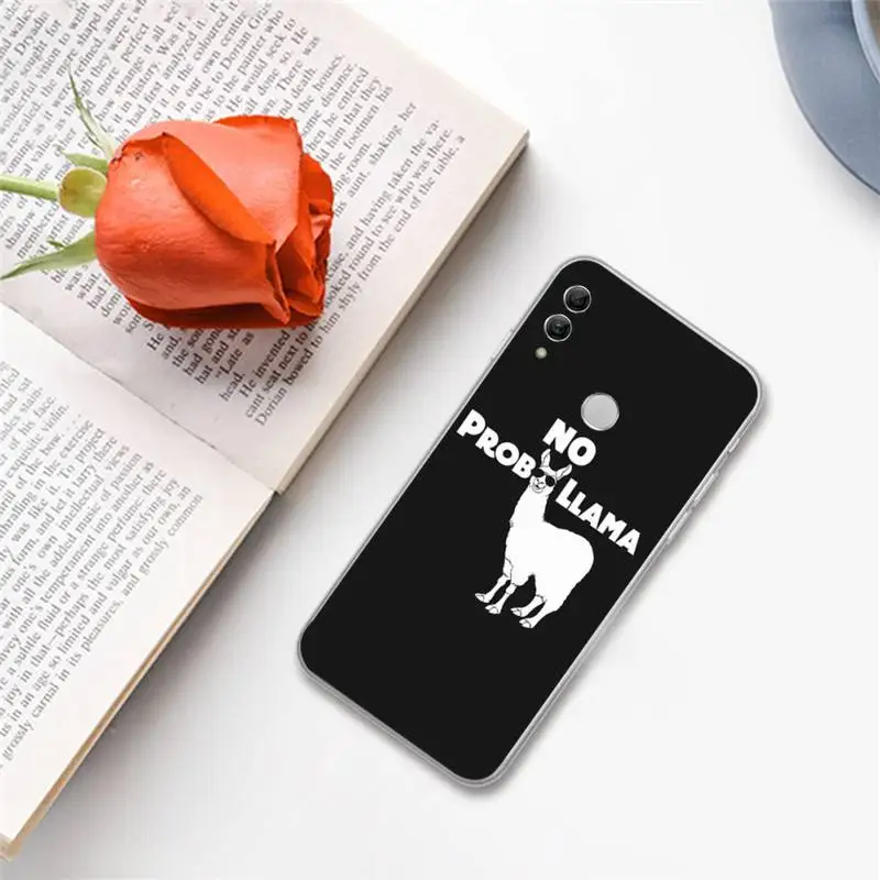 

Cute Alpaca Sheep Phone Case For Huawei Honor 7C 7A 8X 8A 9 10 10i Lite 20 NOVA 3i 3e