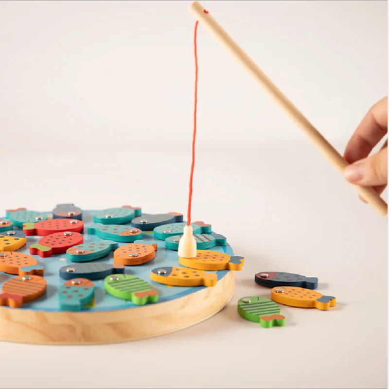 Монтессори игрушки развивающие деревянные для детей раннего обучения магнитные