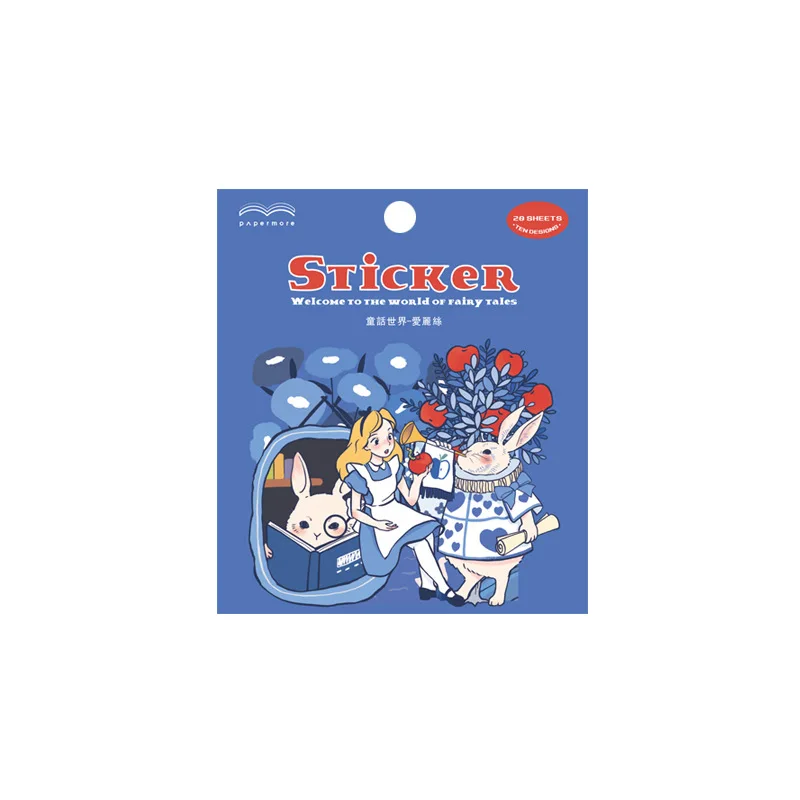 

20 Pcs Cartoon Fairy Tale World Series Cute Transparent PET Stickers Scrapbooking Decorative Stationery Sticker for Diary Album