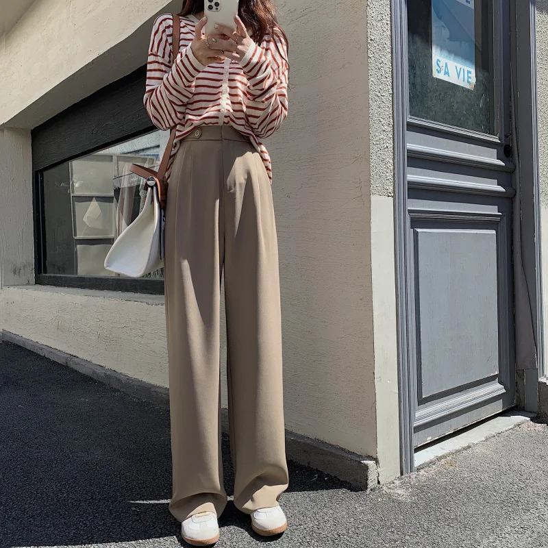 

Женские повседневные брюки до щиколотки с высокой талией и завышенной талией