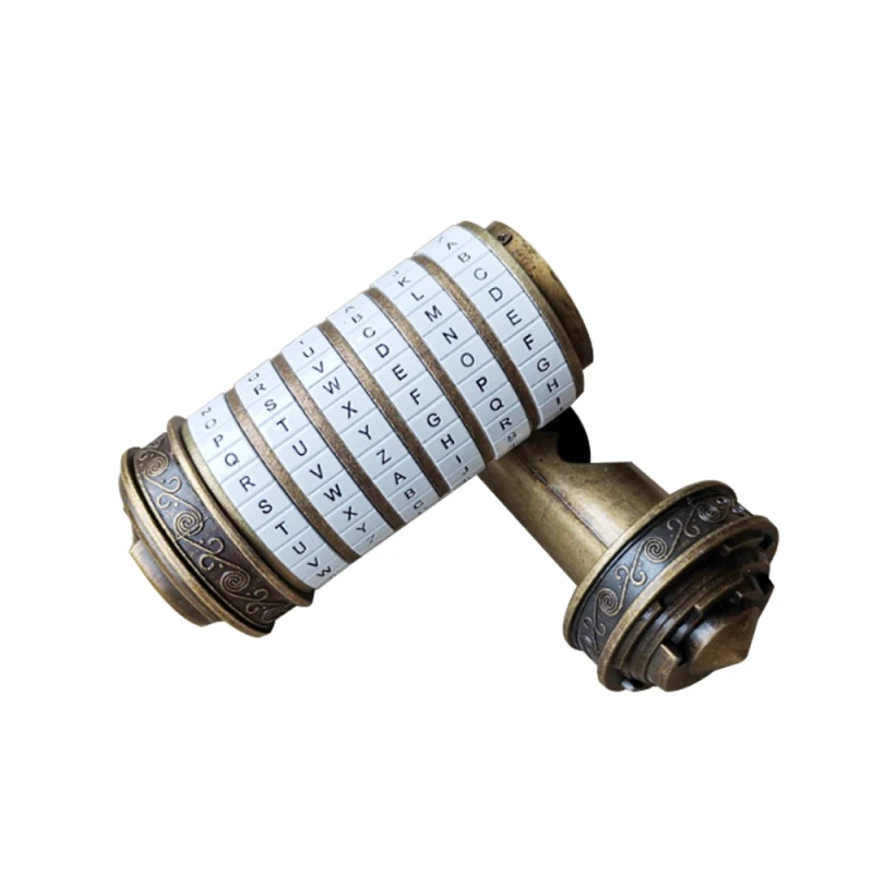 Да Винчи кодовый замок игрушки металлические замки криптекс в стиле ретро