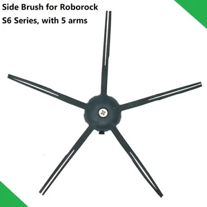 Оригинальная резиновая боковая щетка S7 для пылесоса Roborock S5 S60 S61 S65 S5 Max S6 MaxV, аксессуары, запасные части
