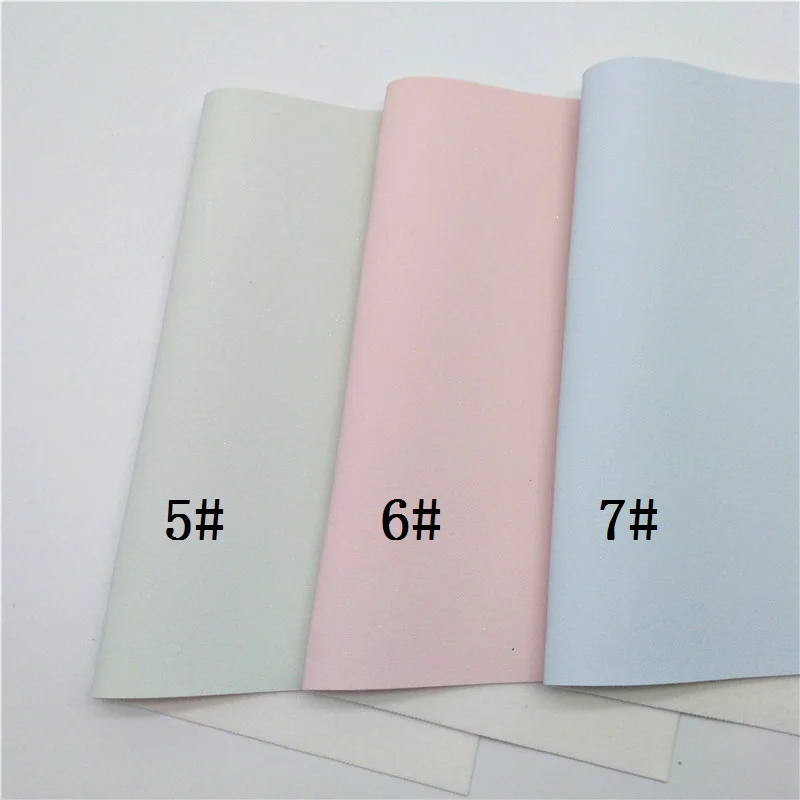 Пастельные цвета блестящая замша искусственная кожа Виниловая Ткань листы с