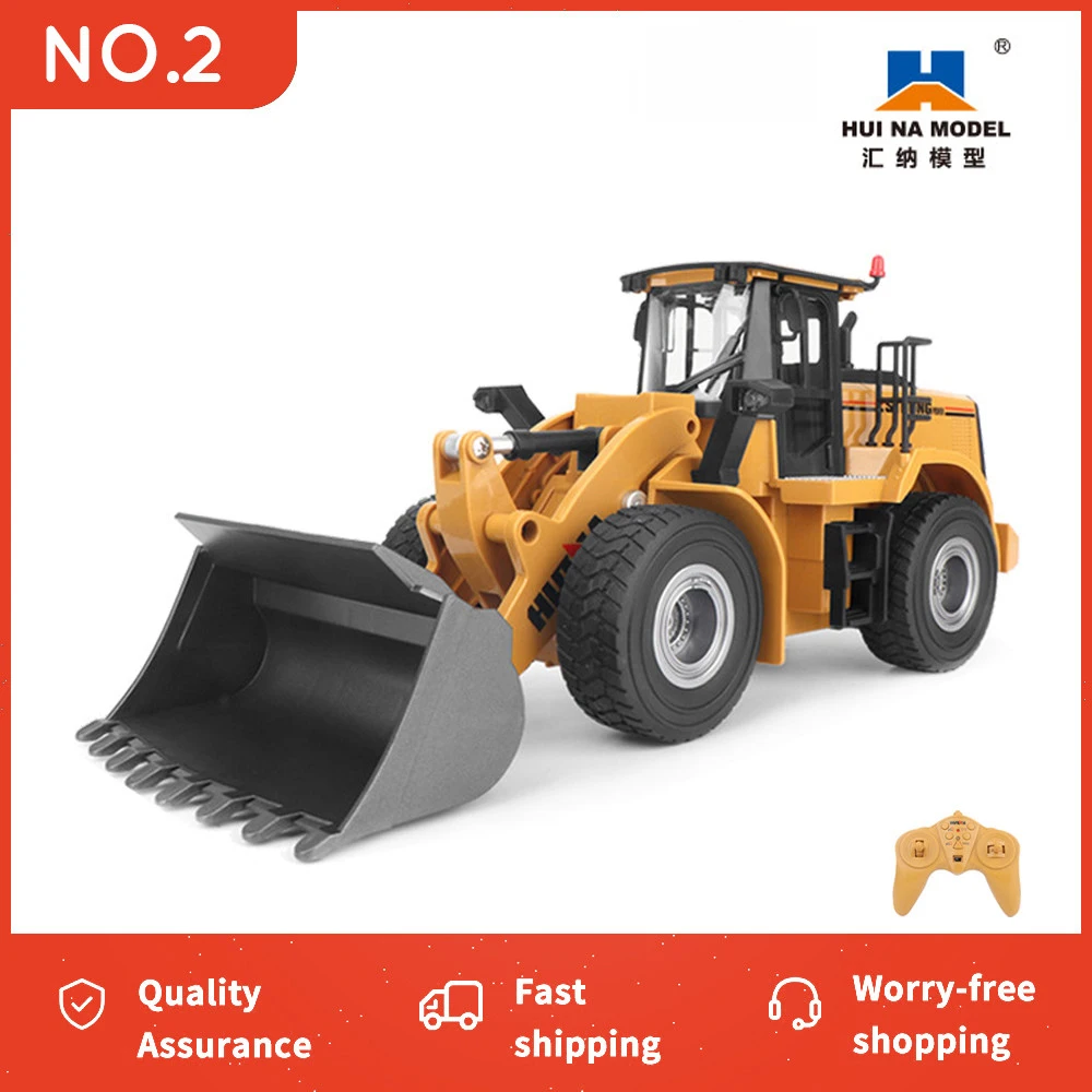 Грузовик HUINA 1:16 с дистанционным управлением бульдозер колесный - Цена: 14635.2