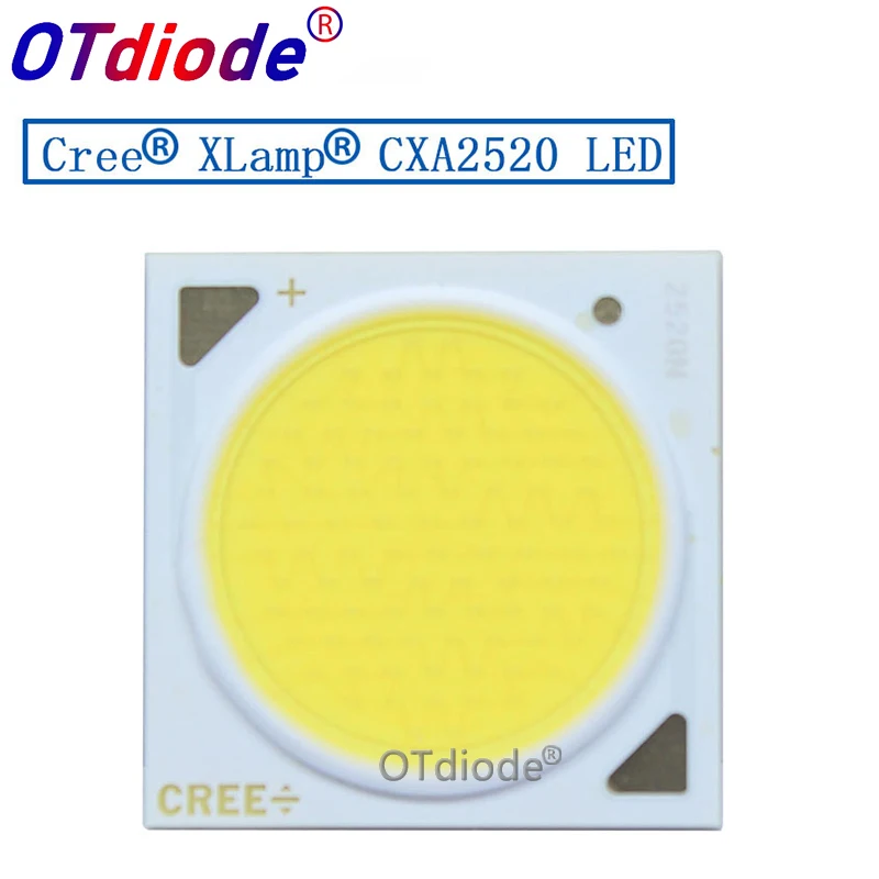 2 шт. Cree CXA 2520 CXA2520 белый 5000 К теплый белый 3000 К 47 Вт COB светодиодный излучатель лампа светильник с/без держателя диода