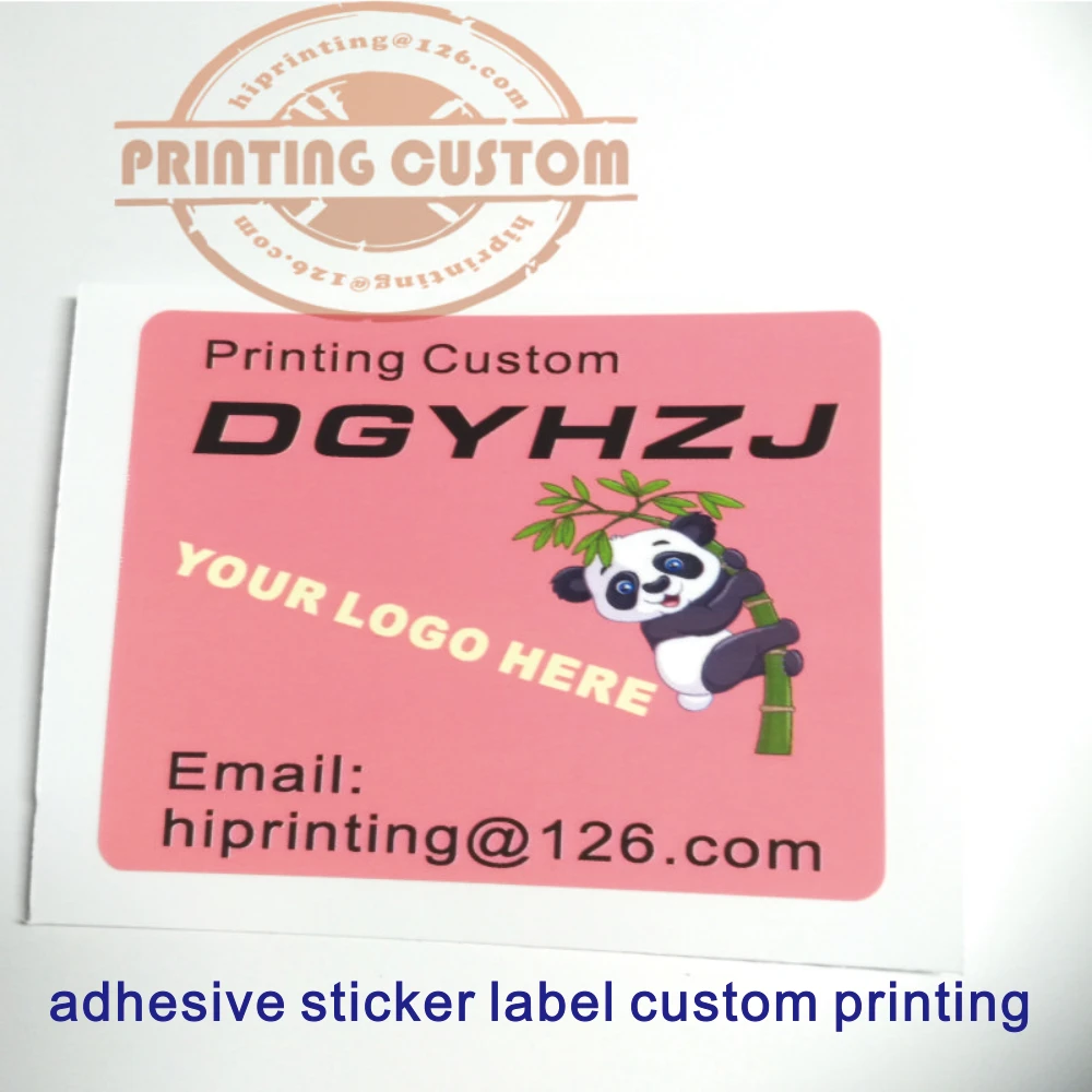 

adhesive sticker label printing custom/glossy laminated sticker