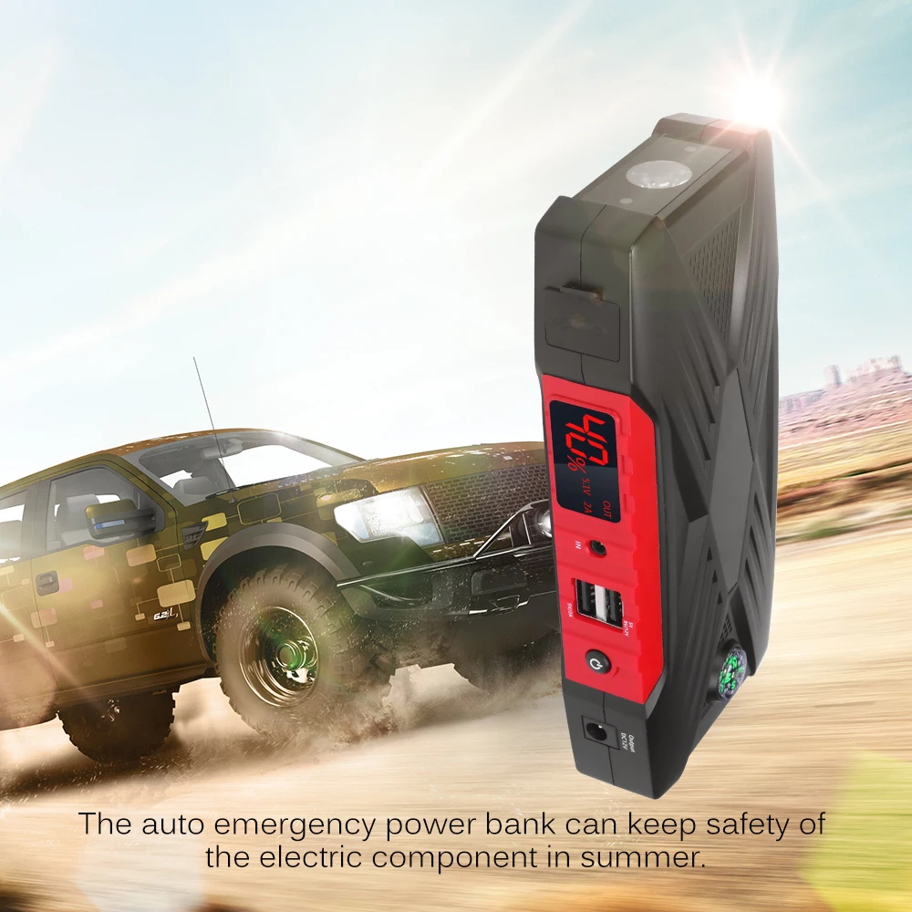 Внешний аккумулятор Onever для экстренного запуска автомобиля мощностью до 1200 а