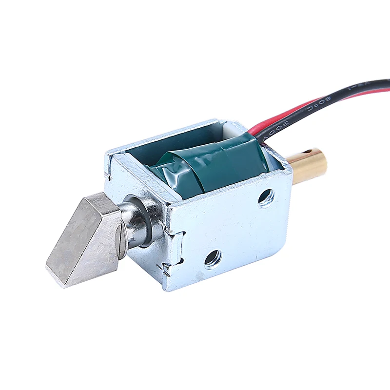 Durable DC12V 0.5A Mini Small Electric Bolt Magnetic Solenoid Lock Push-Pull Cylindrical Cabinet Door For Hardware Tools | Обустройство