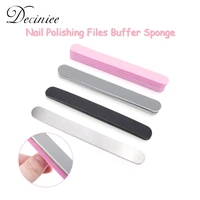1pc color random nail file salon nail buffer file cuticle sandpaper gel polishing pedicure manicure beauty tool nail accessories
