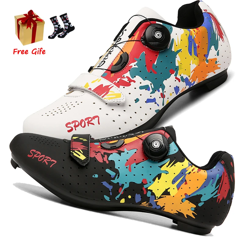 Cycling Shoes Men SPD Road Bike Sneakers Professional Outdoor Sport Self-locking Ultralight Bicycle Shoes Sapatilha Ciclismo Mtb