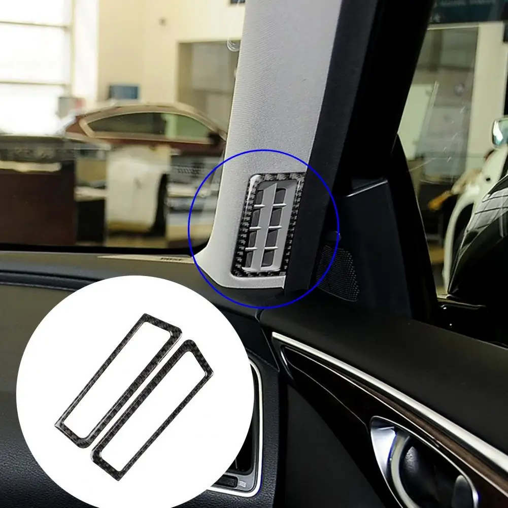 

2 шт., защитный чехол из углеродного волокна для вентиляционных отверстий Infiniti Q50 2014-2020