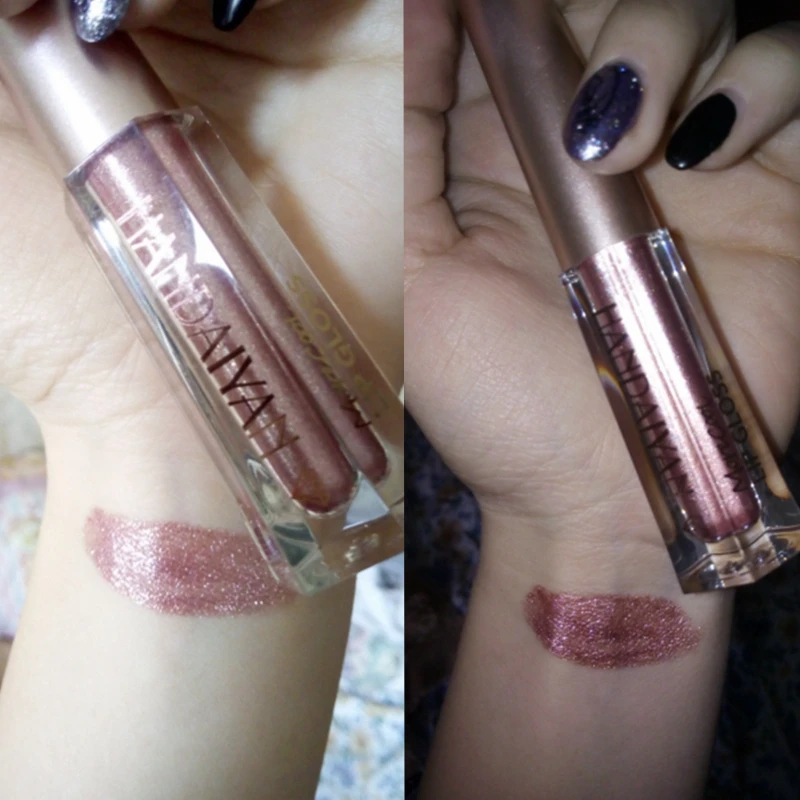 Тени для век макияж мерцающий длительный пигмент Жидкий блеск водонепроницаемый